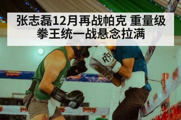 张志磊12月再战帕克 重量级拳王统一战悬念拉满